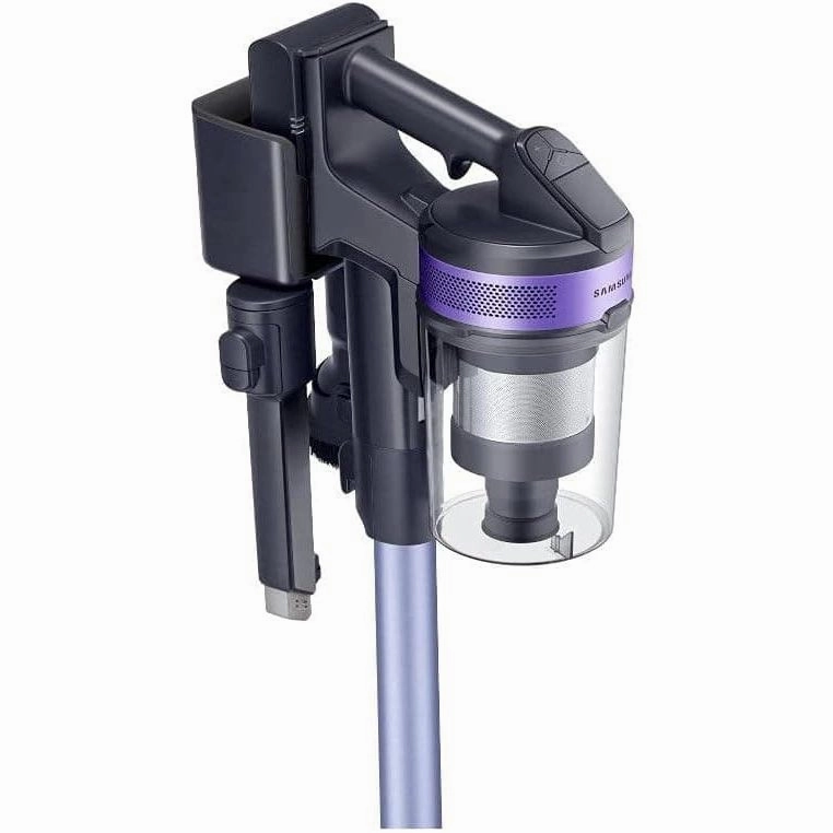 Samsung Jet 60 Turbo VS15A6031R4 Cordless Vacuum Cleaner, Max 150W Suction Power 40 min battery life, 2 in 1 flexible charger, compatible with clean station, Violet