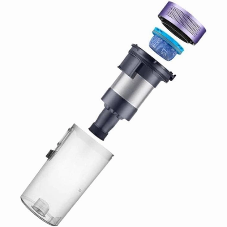 Samsung Jet 60 Turbo VS15A6031R4 Cordless Vacuum Cleaner, Max 150W Suction Power 40 min battery life, 2 in 1 flexible charger, compatible with clean station, Violet
