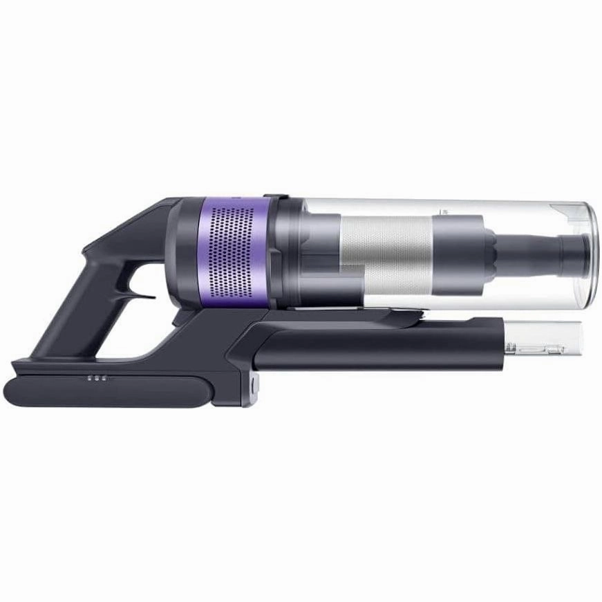 Samsung Jet 60 Turbo VS15A6031R4 Cordless Vacuum Cleaner, Max 150W Suction Power 40 min battery life, 2 in 1 flexible charger, compatible with clean station, Violet