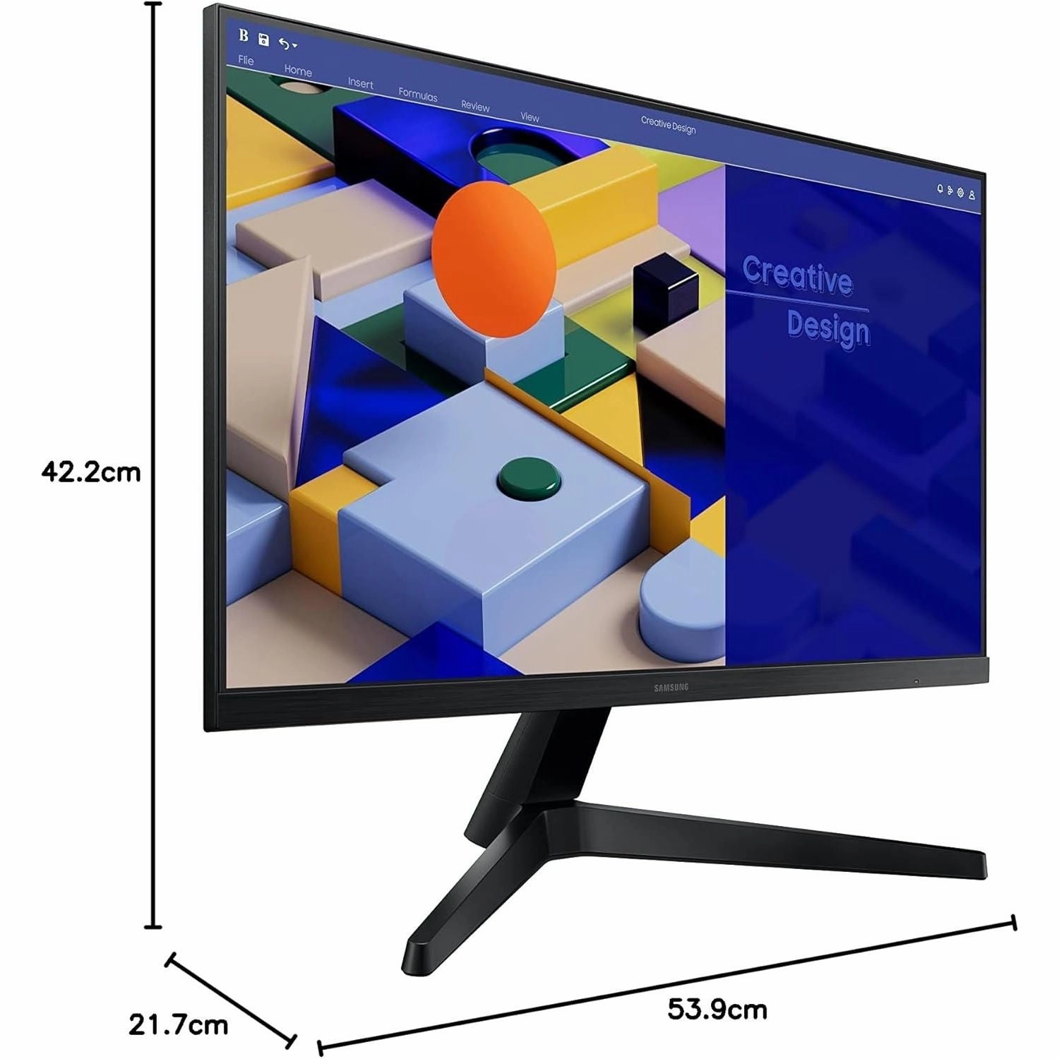 SAMSUNG LS24C310EAUXXU Full HD 24" IPS LCD Monitor - Black