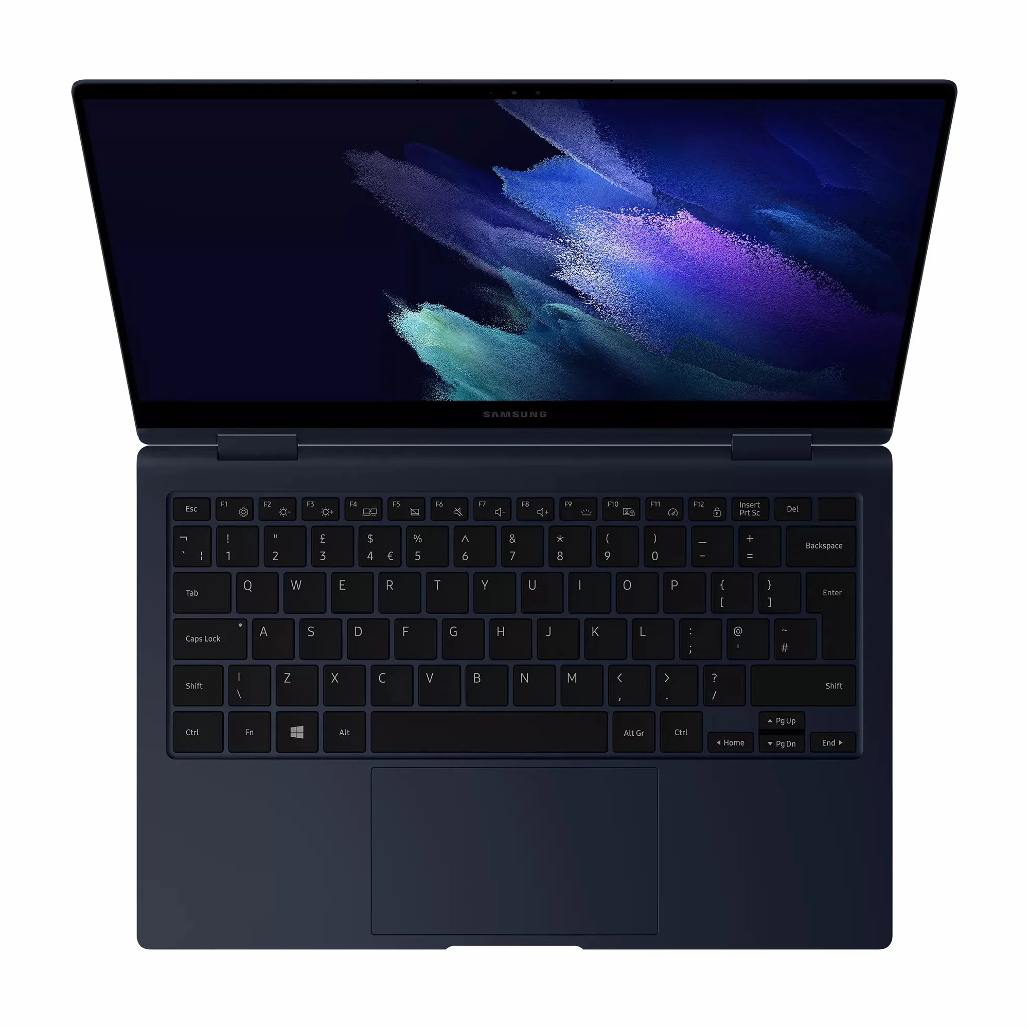 Samsung NP950QDB-KB1 Galaxy Book Pro 360 Intel Core i7 16GB RAM 512 GB SSD, Integrated Graphics, TouchScreen 2 in 1 Laptop - Mystic Blue