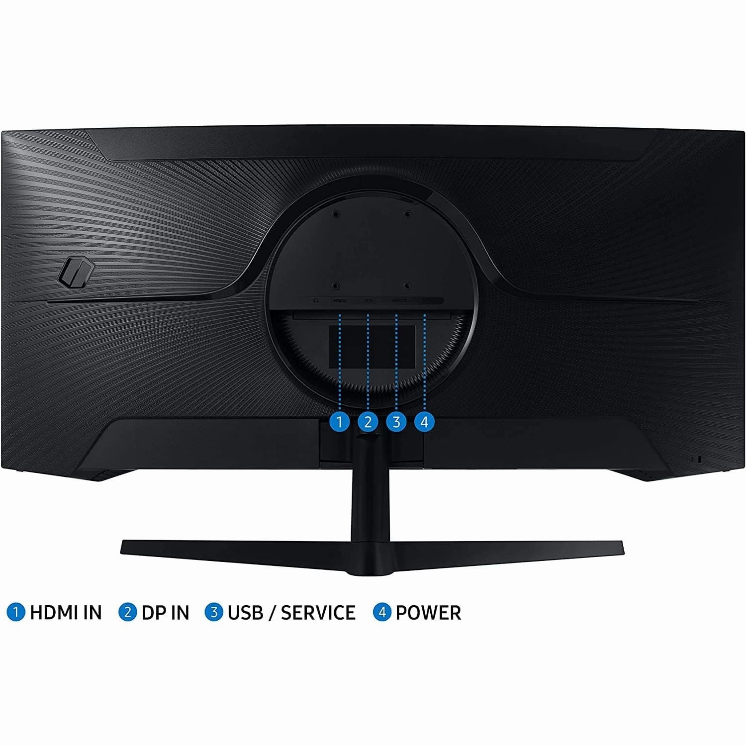 Samsung Odyssey G5 LC34G55TWWRXXU 34" 1000R Curved Gaming Monitor - 165Hz, 1ms, 1440p WQHD, Freesync Premium, HDR10, HDMI, Displayport, Black