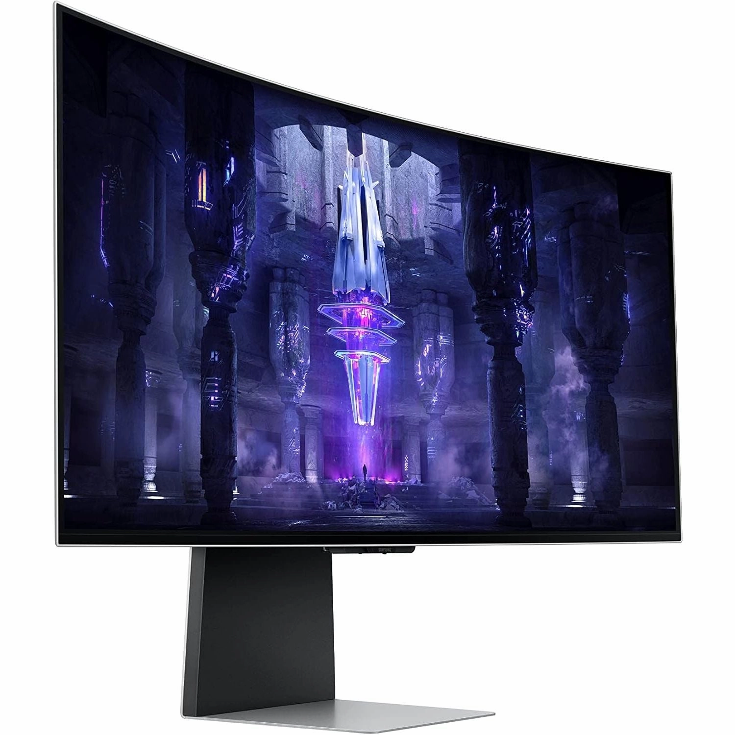 Samsung Odyssey G8 34" Curved OLED UWQHD Gaming Monitor, 0.1ms, 175Hz, HDMI 2.1, Smart Platform, Speakers