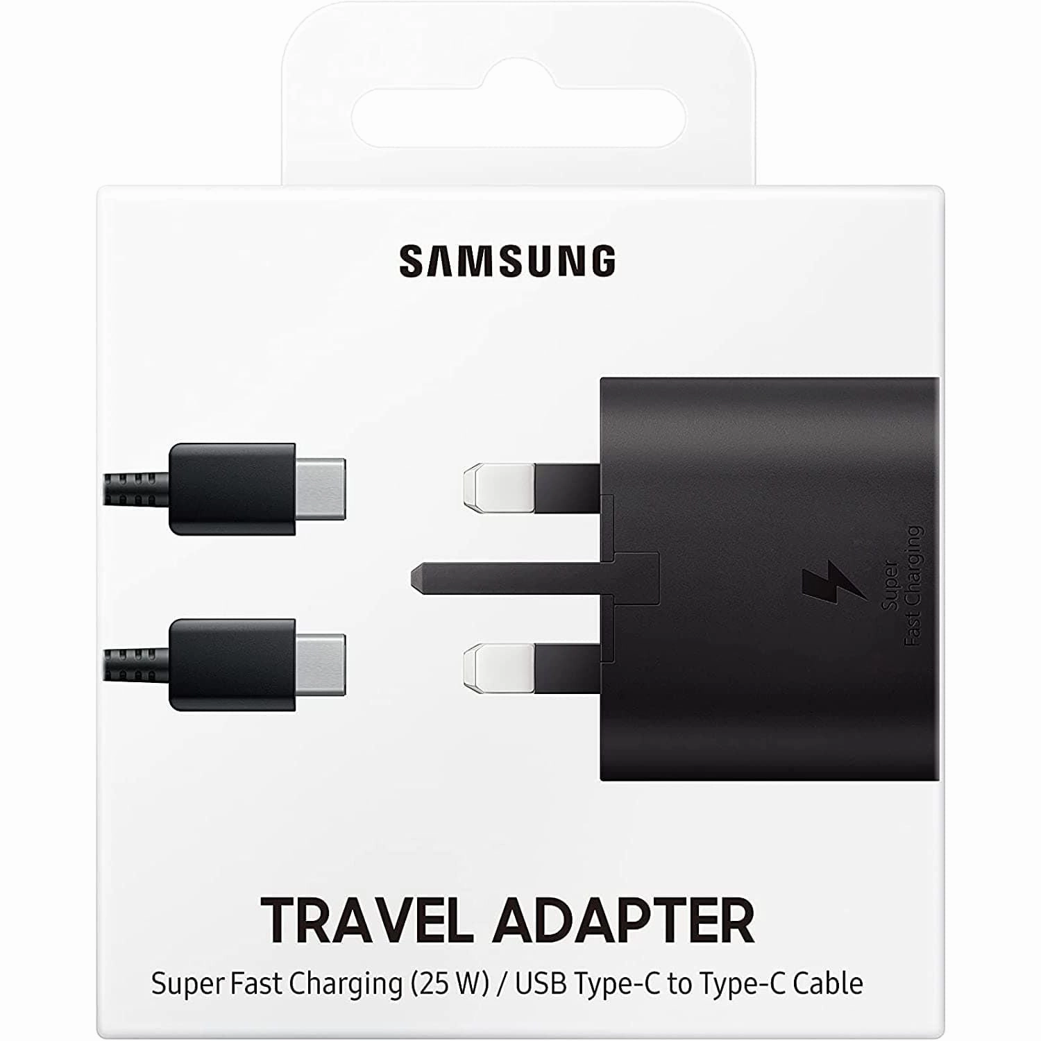 Samsung Original 25W Fast Charging USB-C Mobile Phone Charger, Compatible with Galaxy Smartphones and Other USB Type C Devices - Black