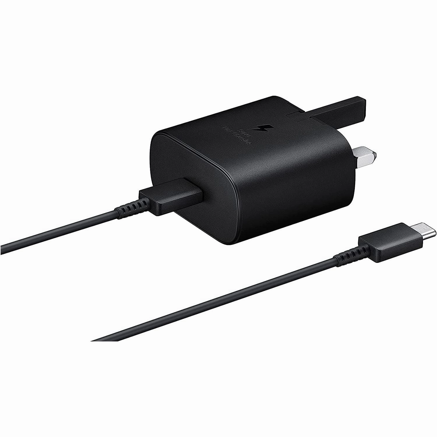 Samsung Original 25W Fast Charging USB-C Mobile Phone Charger, Compatible with Galaxy Smartphones and Other USB Type C Devices - Black
