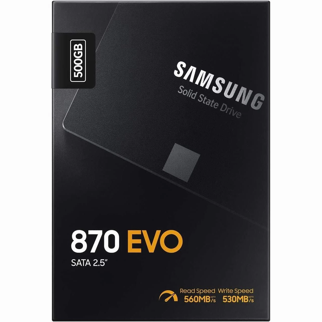 Samsung SSD 870 EVO, 500 GB, Form Factor 2.5, Intelligent Turbo Write, Magician 6 Software, Black