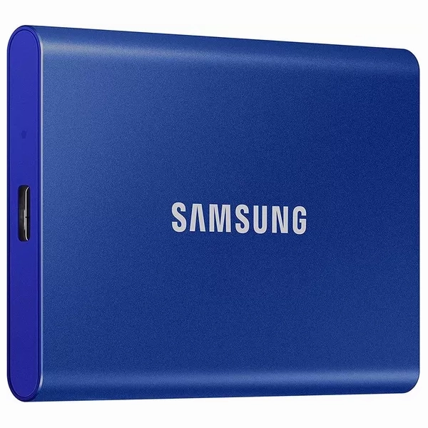 SAMSUNG T7 Portable External SSD - 1 TB, Blue