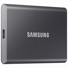 SAMSUNG T7 Portable External SSD - 1 TB, Grey desktop computers, gaming desktop pc, all in one desktop deals
