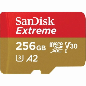 SanDisk 256GB Extreme microSDXC card   SD adapter   RescuePRO Deluxe, up to 190MB/s, with A2 App Performance, UHS-I, Class 10, U3, V30, Black desktop computers, gaming desktop pc, all in one desktop deals