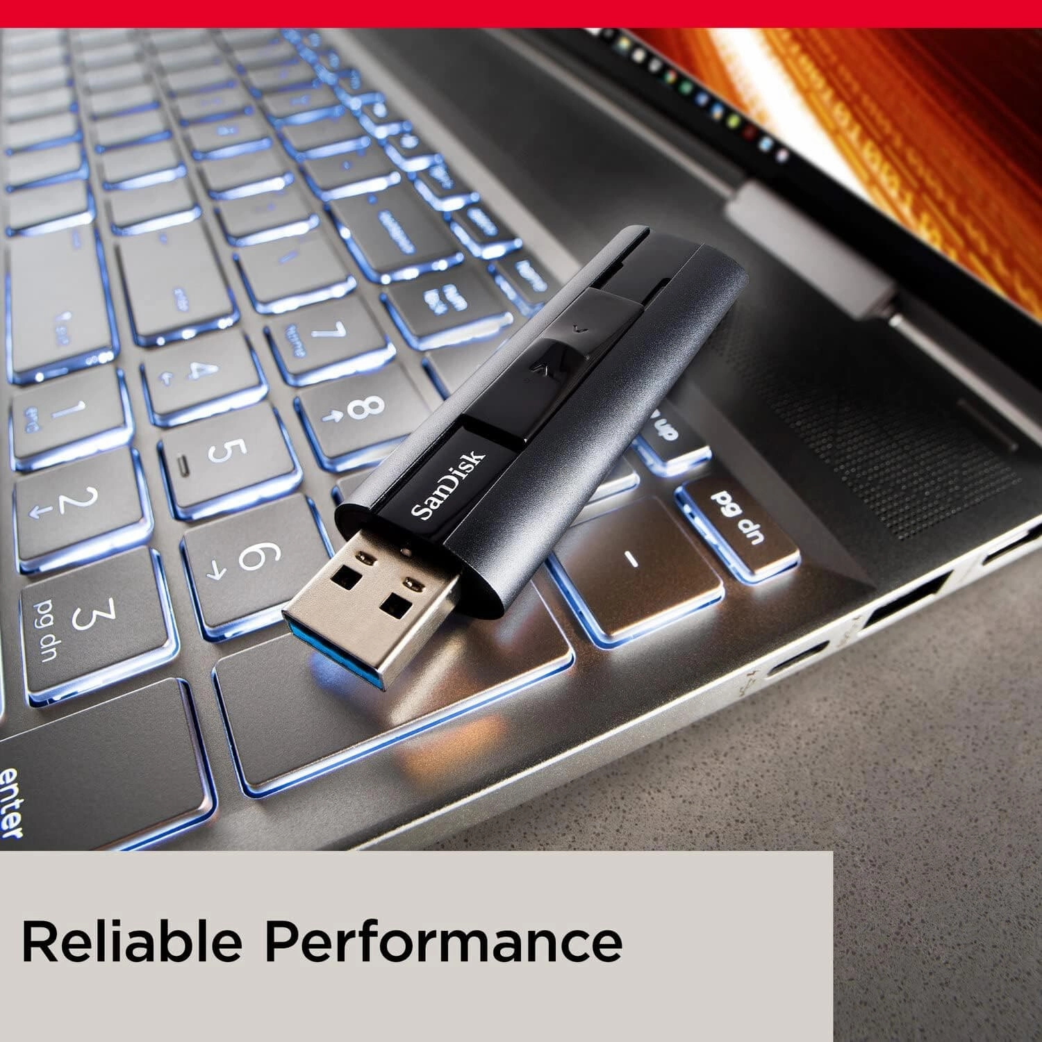 SanDisk Extreme PRO 128GB USB 3.2 Solid State Flash Drive, Up to 420MB/s Read Up to 380MB/s Write