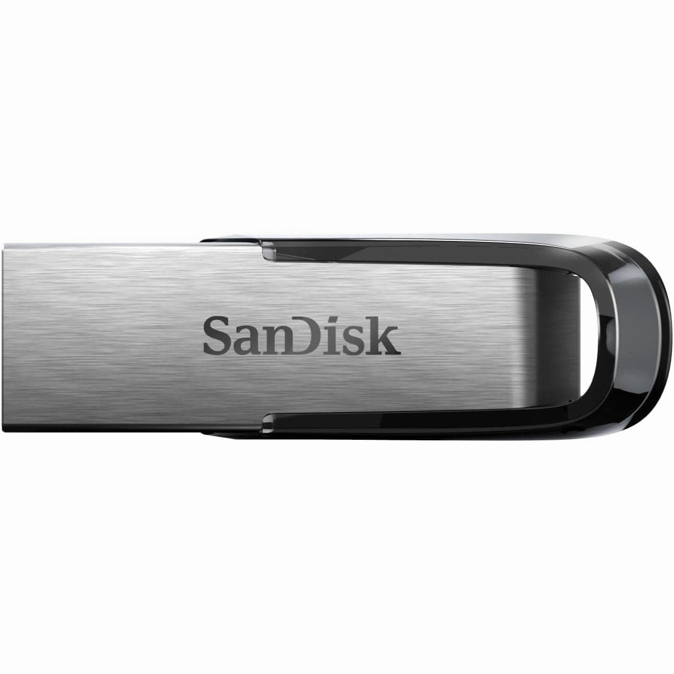 SanDisk Ultra Flair 128GB, USB 3.0, 150MB/s Read, Durable, Sleek Metal Casing, Silver/Black desktop computers, gaming desktop pc, all in one desktop deals