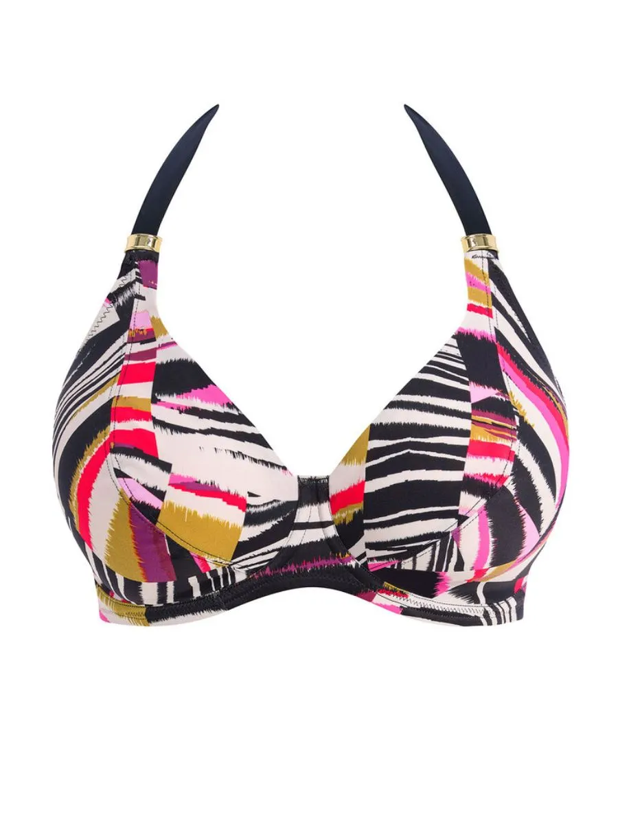 Sanoa Island Halter Bikini Top - Black