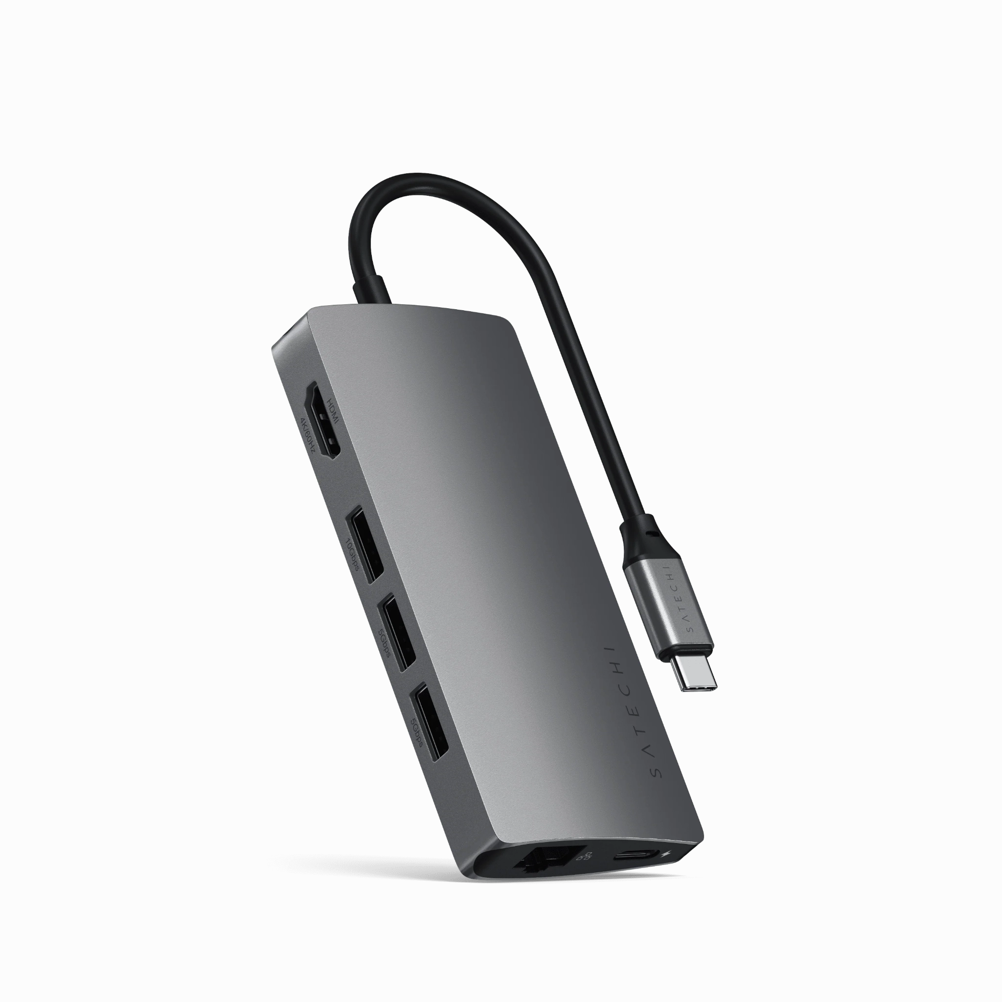 SATECHI Multiport Adapter 4K V2 6-port USB-C Connection Hub - Space Grey