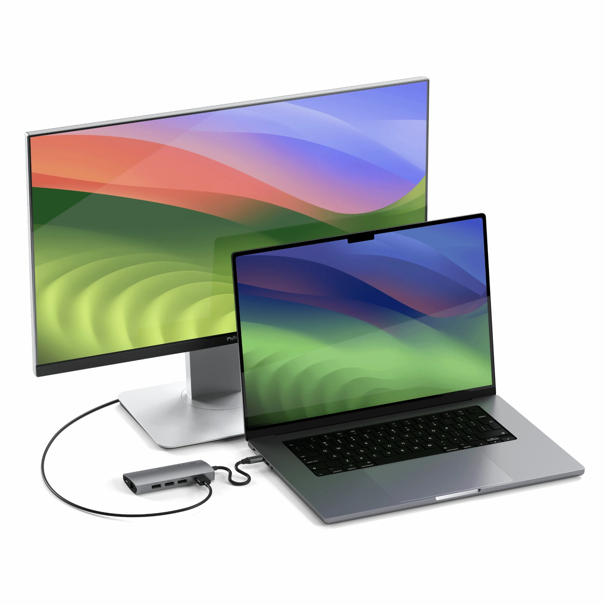 SATECHI Multiport Adapter 4K V2 6-port USB-C Connection Hub - Space Grey