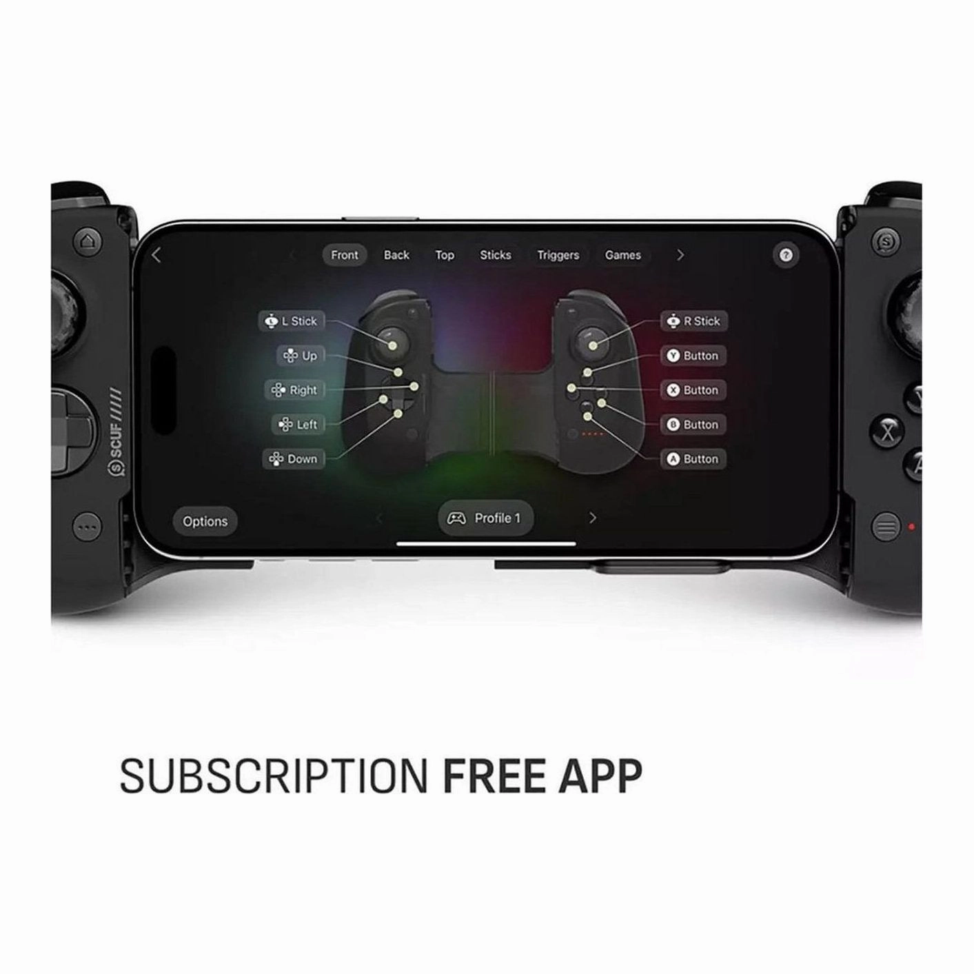 Scuf Nomad Mobile Controller for iOS - Black