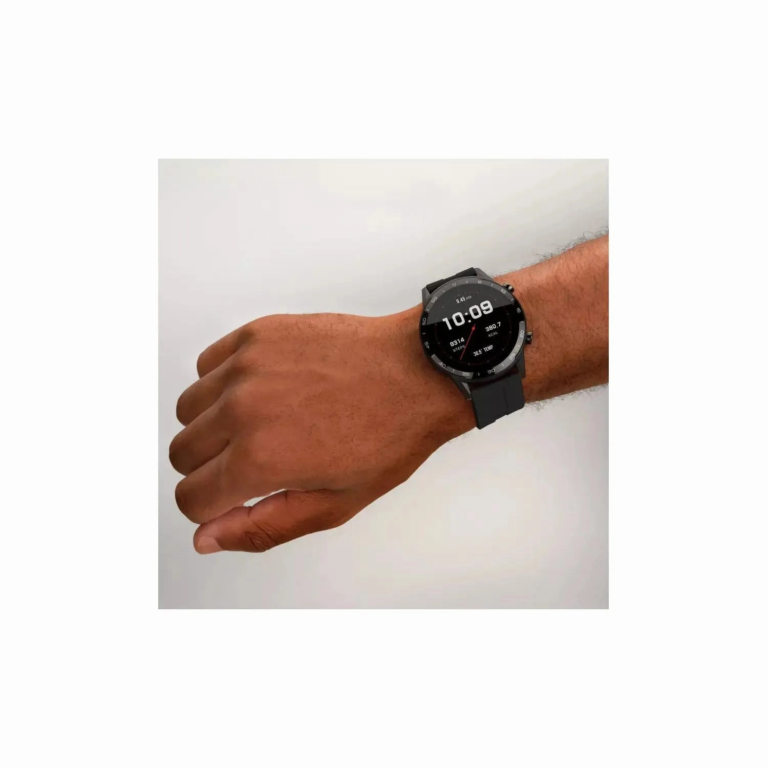 Sekonda Black Silicone Strap Smart Watch