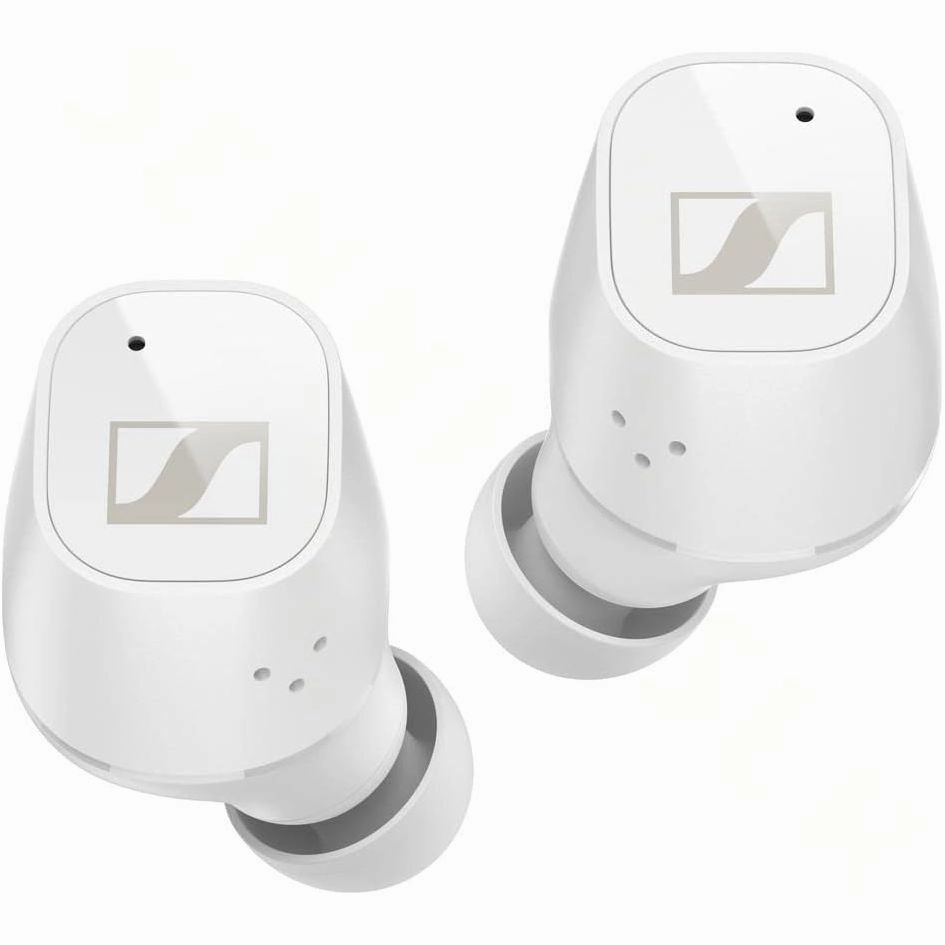 Sennheiser CX Plus True Wireless Earbuds - Bluetooth In-Ear, Active Noise Cancellation, Customizable Touch Controls, 24-Hour Battery, IPX4, White earbuds and headphones, true wireless earbuds, noise cancelling earbuds