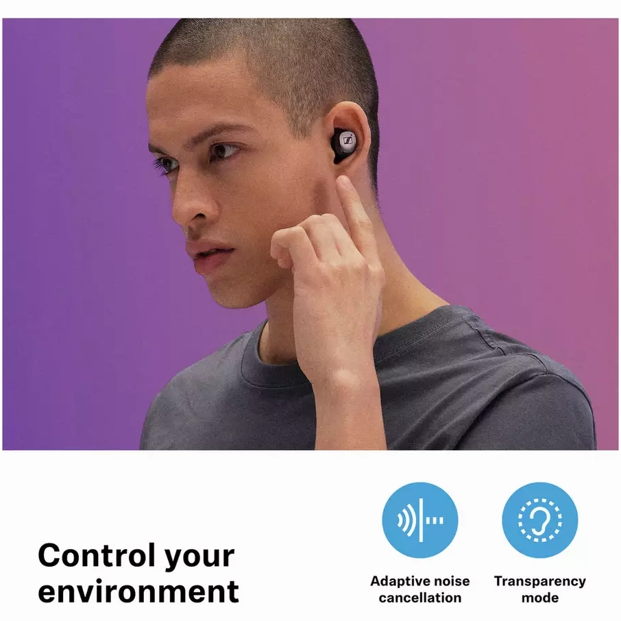 Sennheiser Momentum 3 In-Ear True Wireless Earbuds - Black