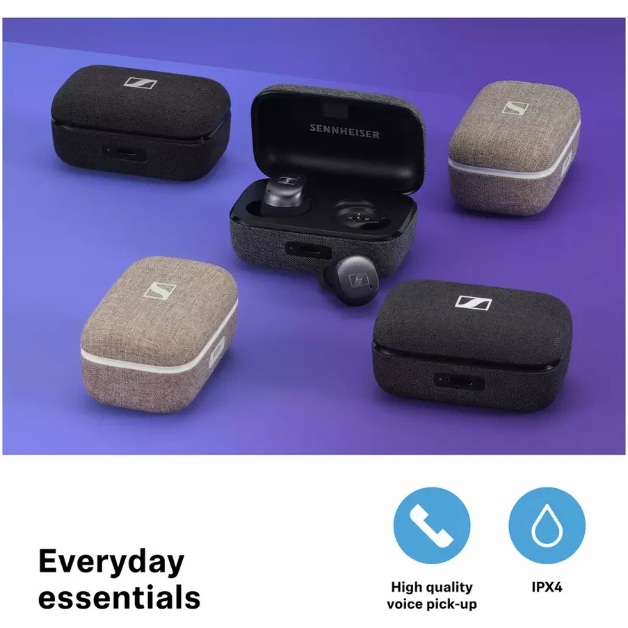 Sennheiser Momentum 3 In-Ear True Wireless Earbuds - Black