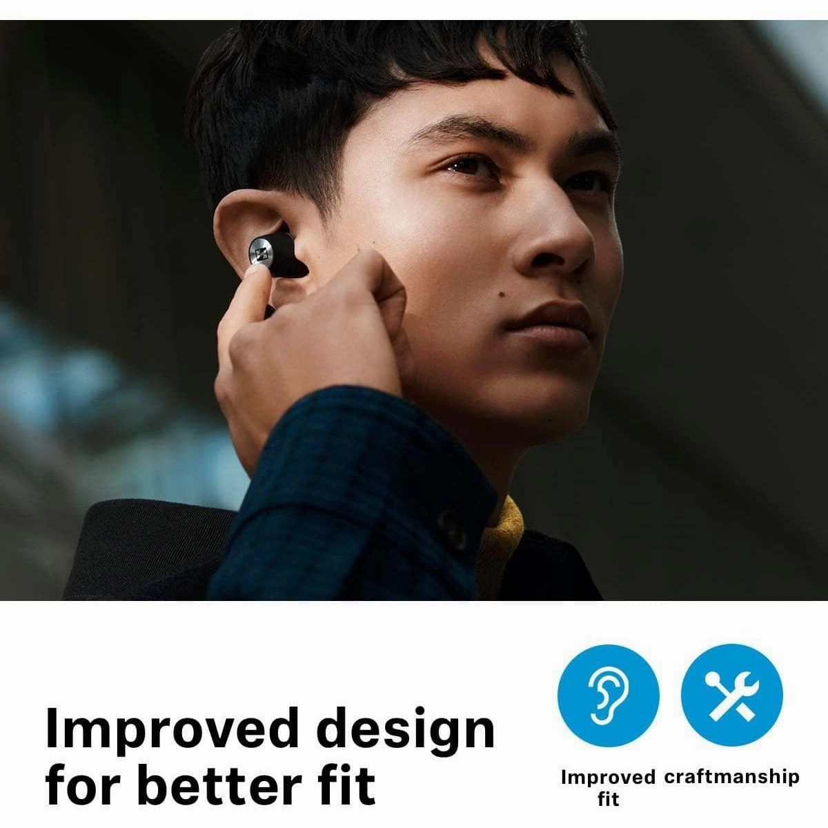 SENNHEISER Momentum True Wireless 2 Bluetooth Noise-Cancelling Earphones - Black & Grey
