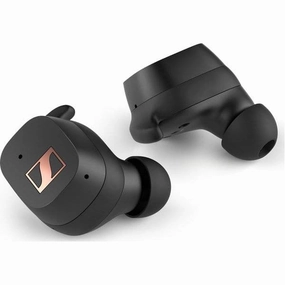 SENNHEISER SPORT True Wireless Bluetooth Earbuds - Black bluetooth headphones, cheap wireless headphones, headphones with mic