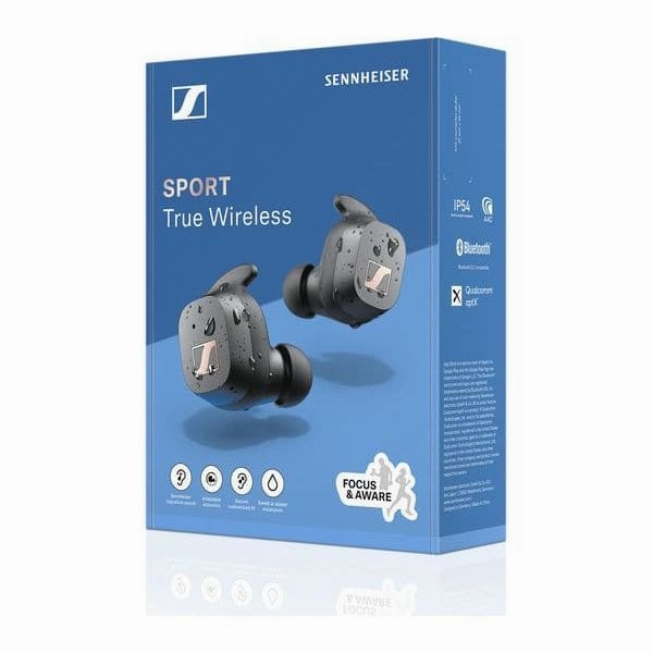 SENNHEISER SPORT True Wireless Bluetooth Earbuds - Black