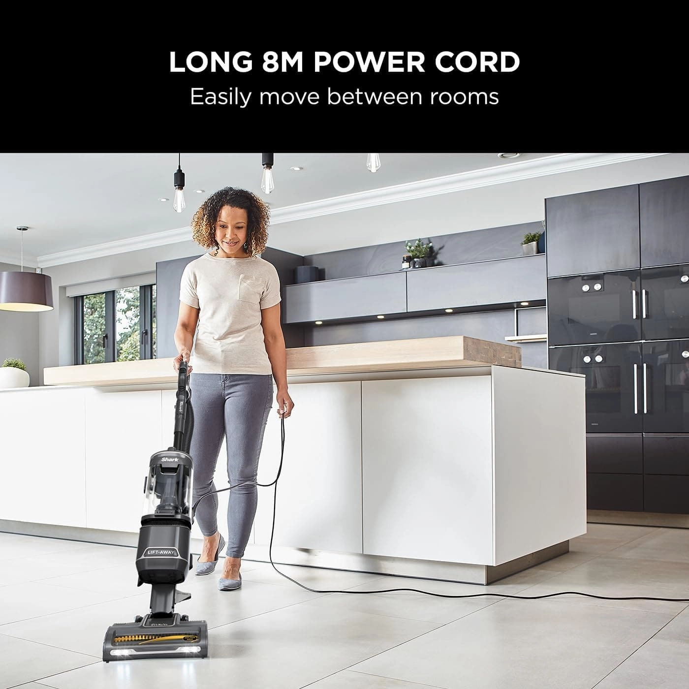 Shark Corded Vacuum [NZ690UKTDB] - Anti Hair Wrap Upright Vacuum Cleaner with Lift-Away, Pet Model - Black