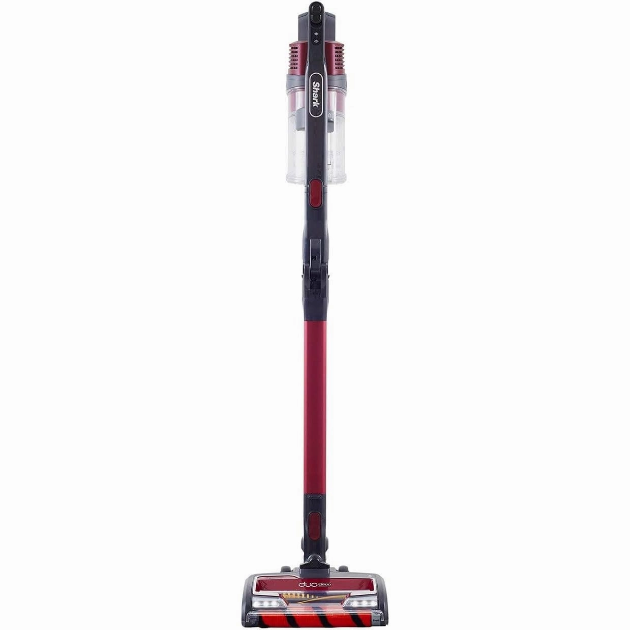 Shark Cordless Stick Vacuum Cleaner [IZ251UKT] - Anti Hair Wrap, Pet Hair, Twin Battery, Red/Burgundy