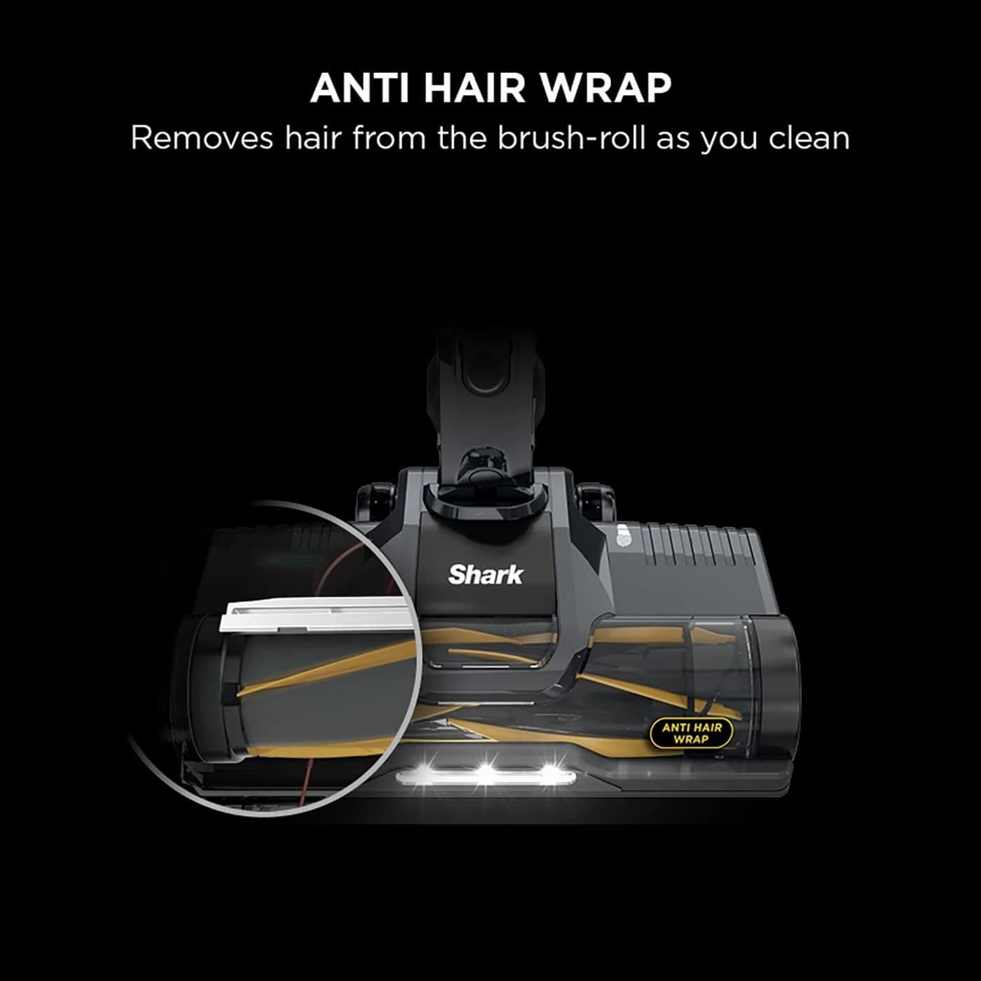 Shark Cordless Stick Vacuum Cleaner with Anti Hair Wrap, Up to 40 mins run-time, Flexible Vacuum Cleaner with Pet Tool, Crevice Tool & Upholstery Tool, Purple