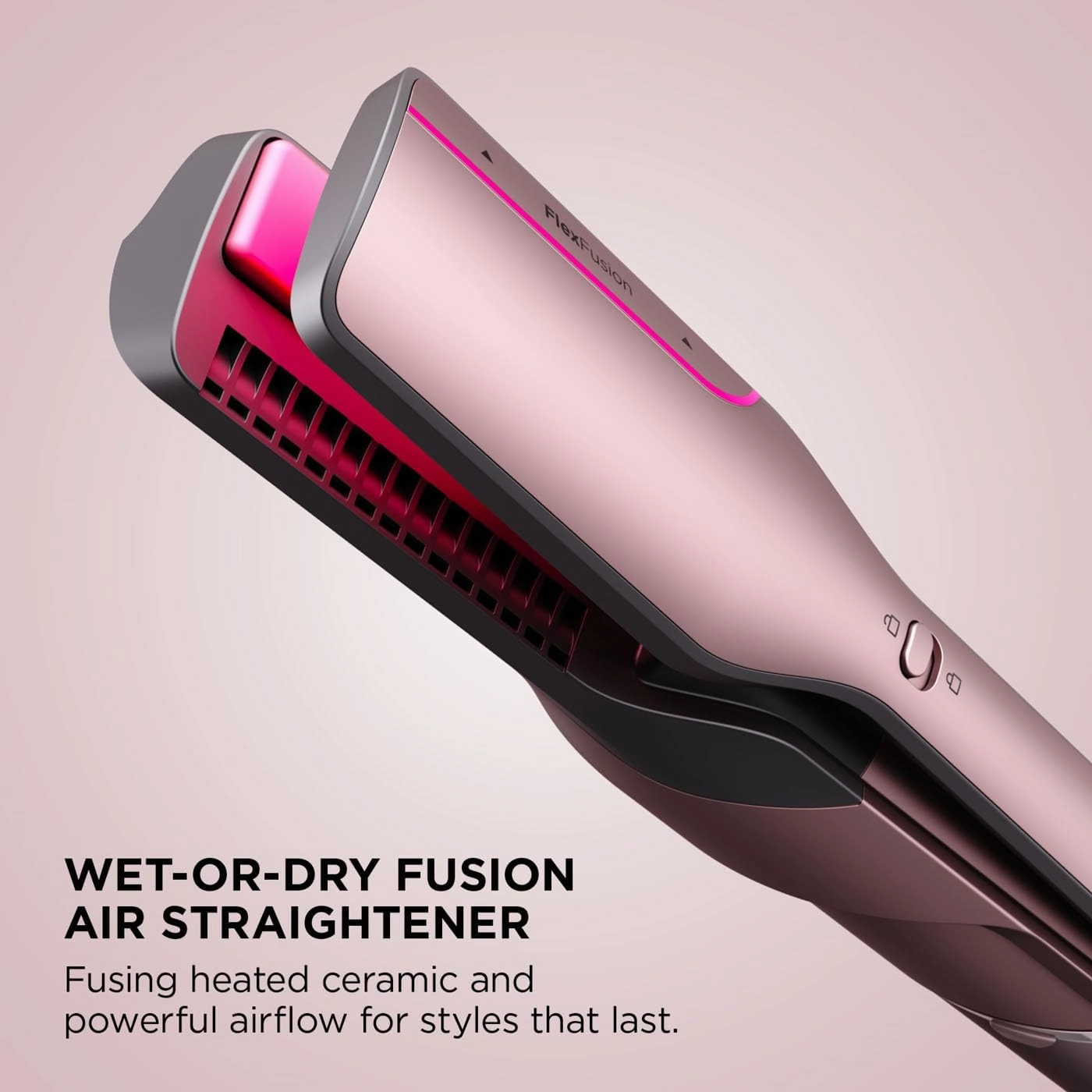 Shark FlexFusion Multi-Styler Hair Dryer & Ceramic Straightener Cosmic Blush HD652SUK