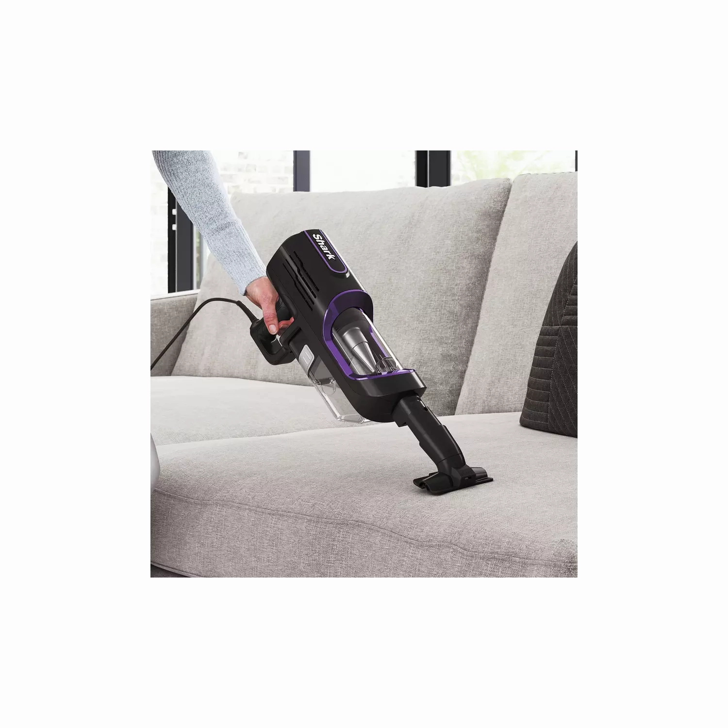 Shark [HZ500UK] Corded Stick Vacuum Cleaner Anti Hair Wrap [Purple]
