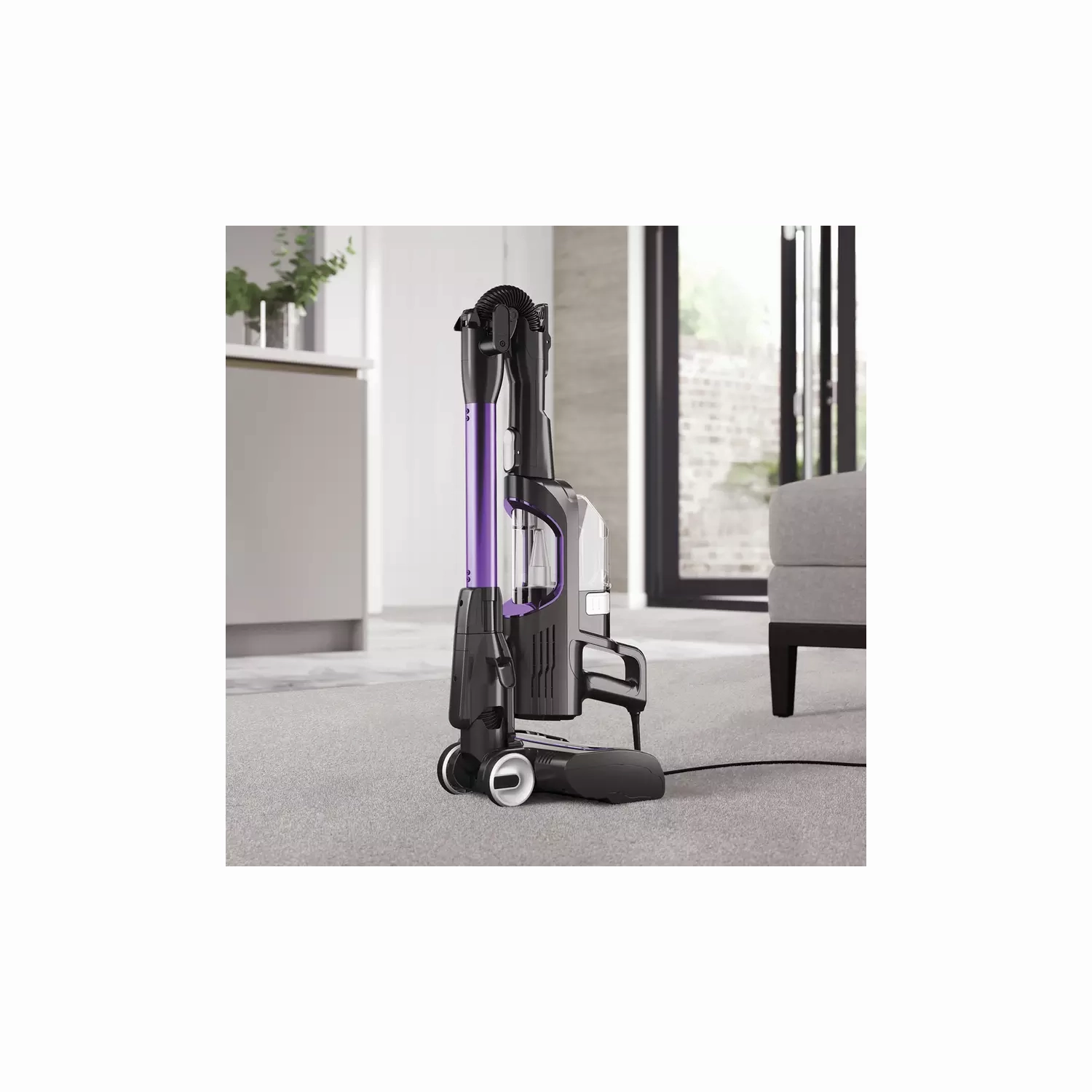 Shark [HZ500UK] Corded Stick Vacuum Cleaner Anti Hair Wrap [Purple]