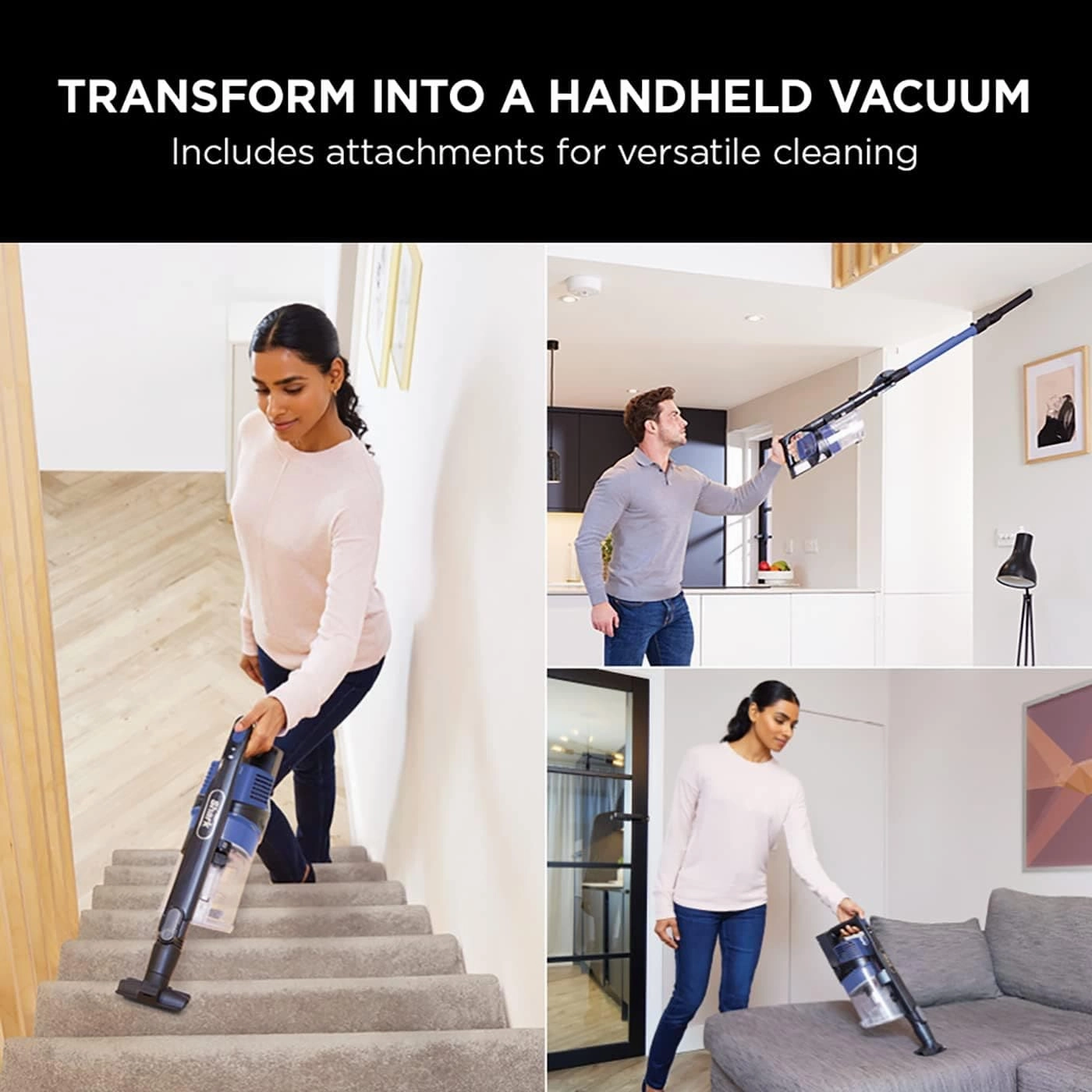 Shark IZ202UK Anti Hair Wrap Blue Cordless Vacuum Cleaner