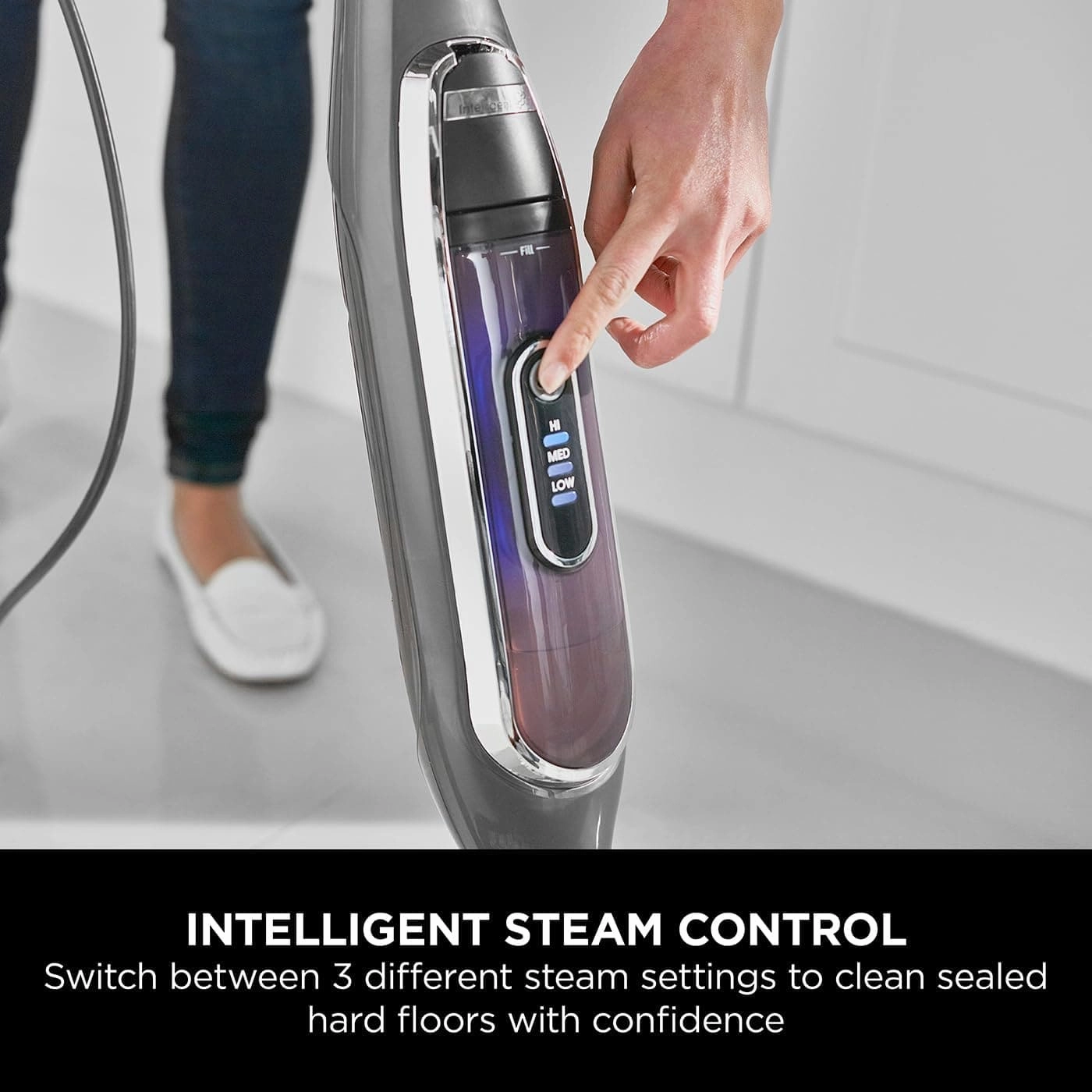 Shark Klik n' Flip Smartronic Deluxe Steam Mop
