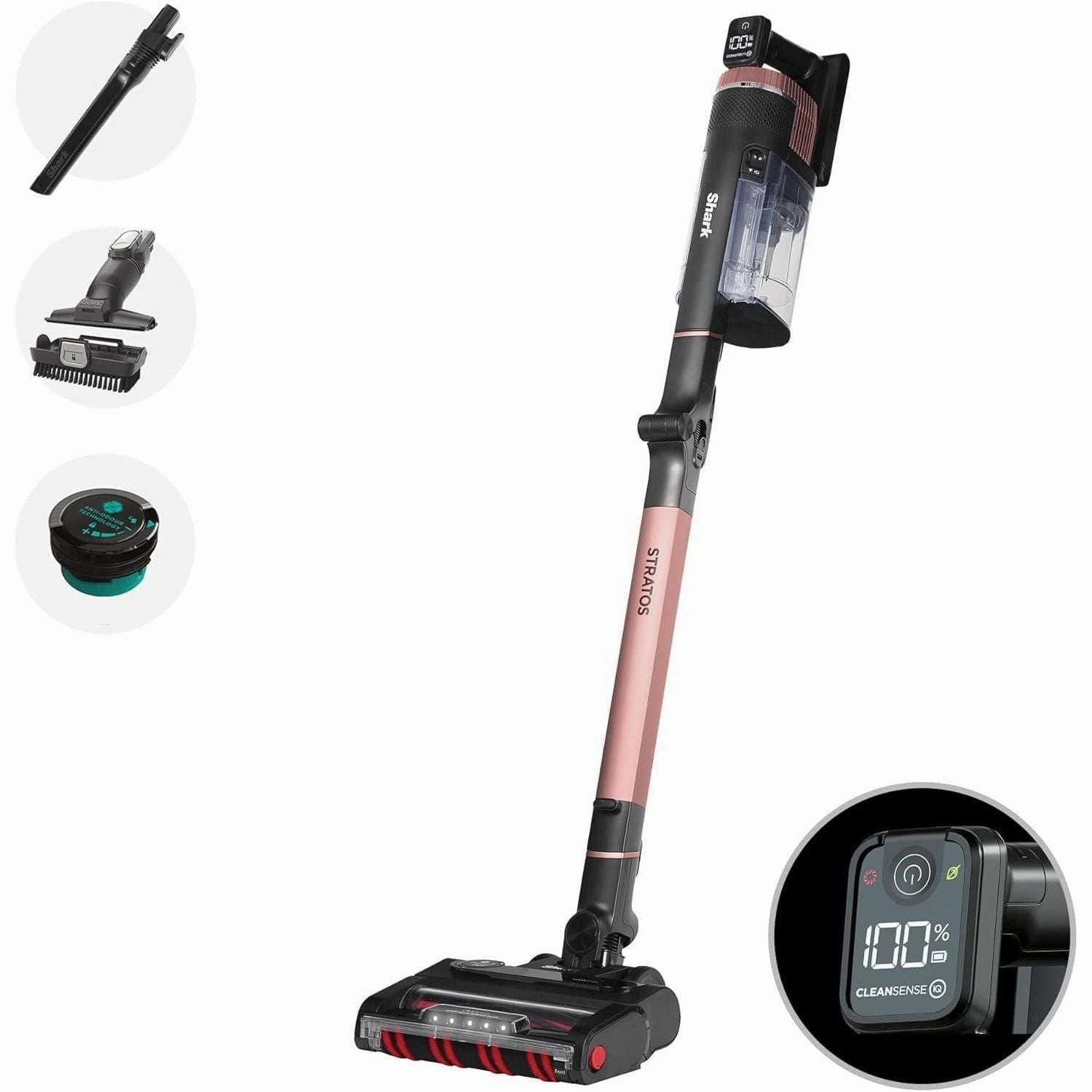 SHARK Stratos Anti Hair Wrap Plus IZ400UK Cordless Vacuum Cleaner - Rose Gold phone accessories, mobile phone cases, best charging cable