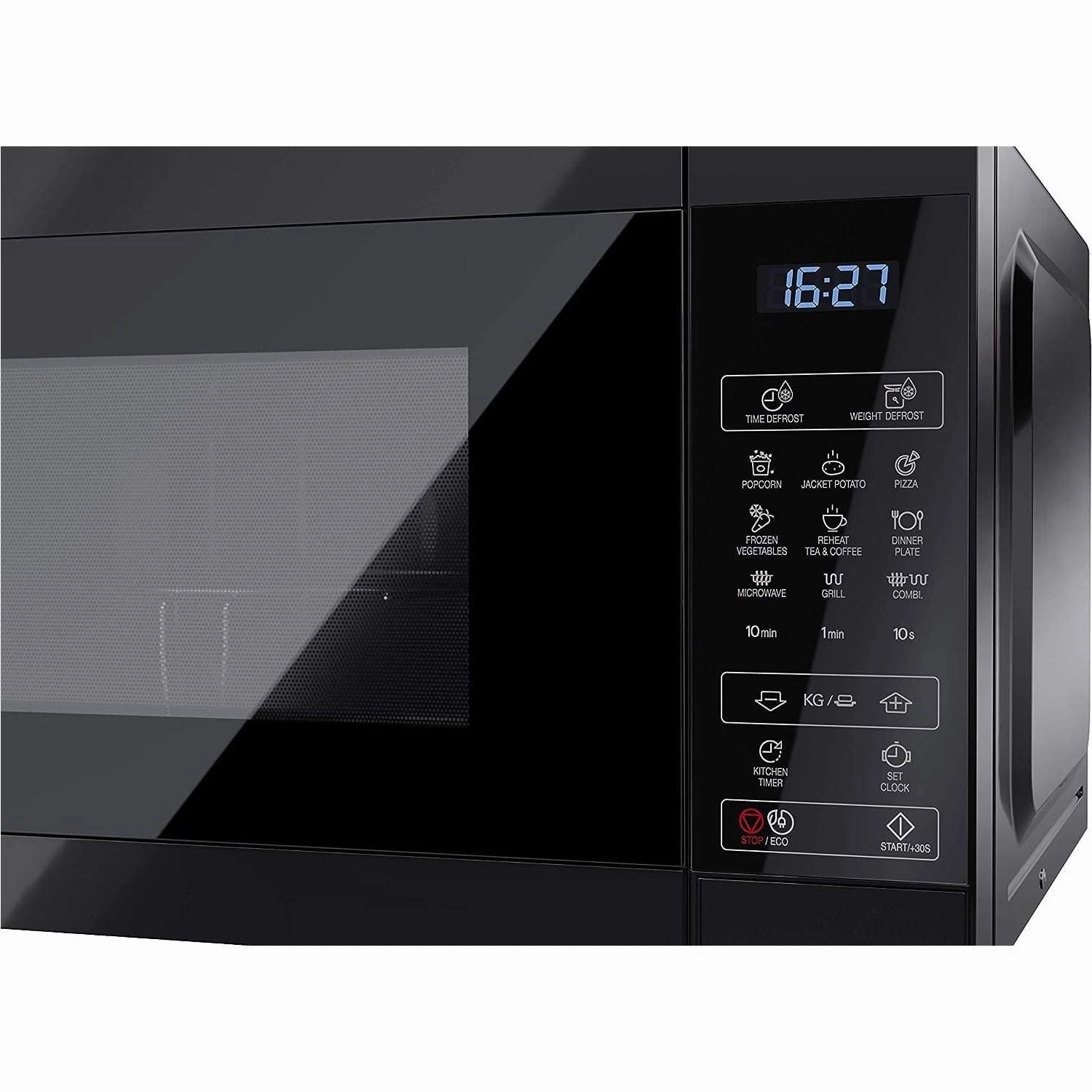 SHARP YC-MG02U-B Compact 20 Litre 800W Digital Microwave with 1000W Grill- Black