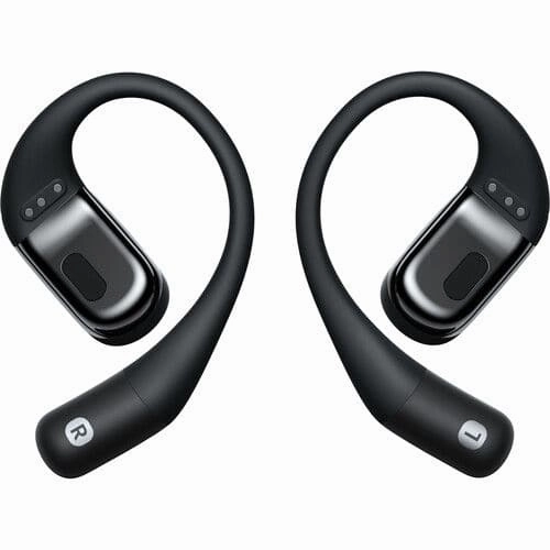 SHOKZ OpenFit True Wireless Open Ear Bluetooth Headphones with MIcrophone, Waterproof, Fast Charging, 28hr Playtime, Compatible with iPhone and Android - Black