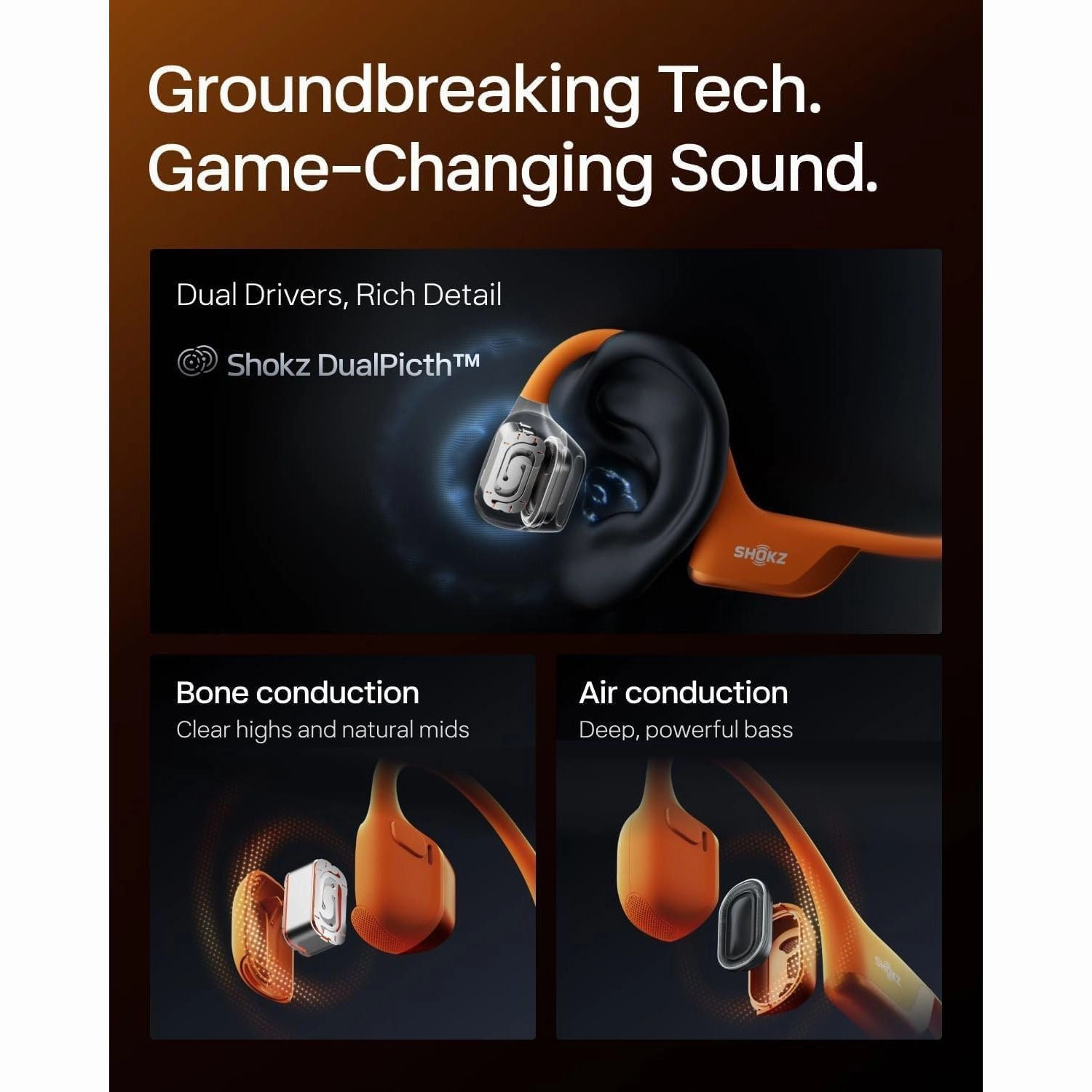 Shokz OpenRun Pro 2  Orange (SZ-HEA-0111)