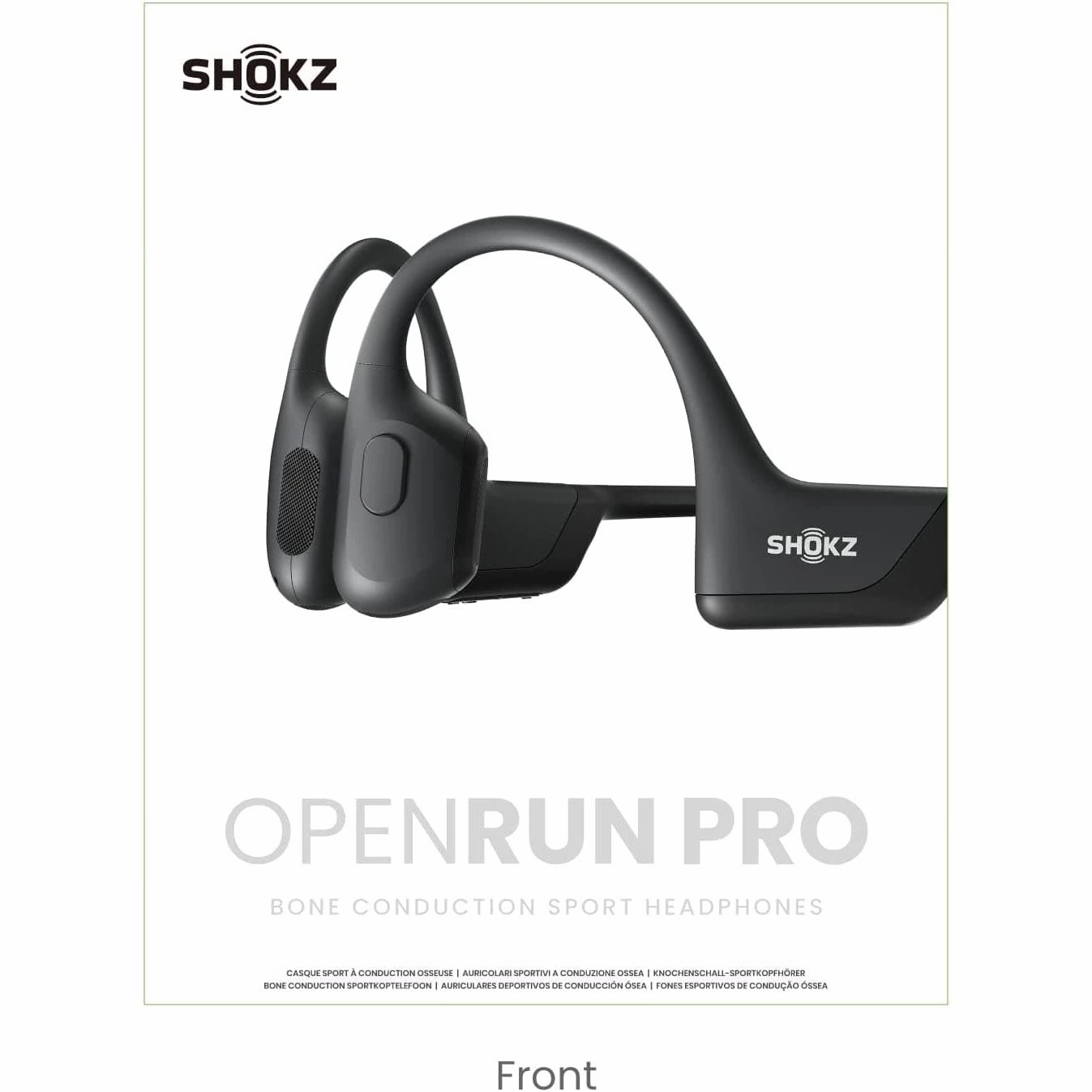 Shokz OpenRun Pro Bone Sound Headphones, Open Ear Sports Headphones with Microphone