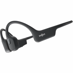 SHOKZ OpenRun SE Wireless Bone Conduction Headphones, [England Athletics Recommended] Open-Ear Bluetooth Earphones with Mic, Waterproof Sports Headset with 8H Playtime for Running Workout, Comet Grey earbuds and headphones, true wireless earbuds, noise can