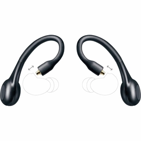 Shure True Wireless Adapter (Gen 2) for Sound Isolating Earphones, Secure Over-Ear Fit, Bluetooth 5 Wireless Technology, Long Battery Life With Charging Case, & Fingertip Controls (RMCE-TW2-EFS) wireless headphones, best over ear headphones, noise canc