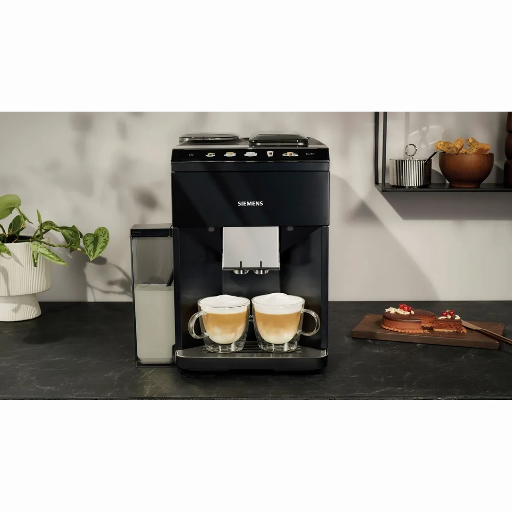 SIEMENS TQ515GB9 EQ500 Bean to Cup Fully Automatic Coffee Machine - Piano Black