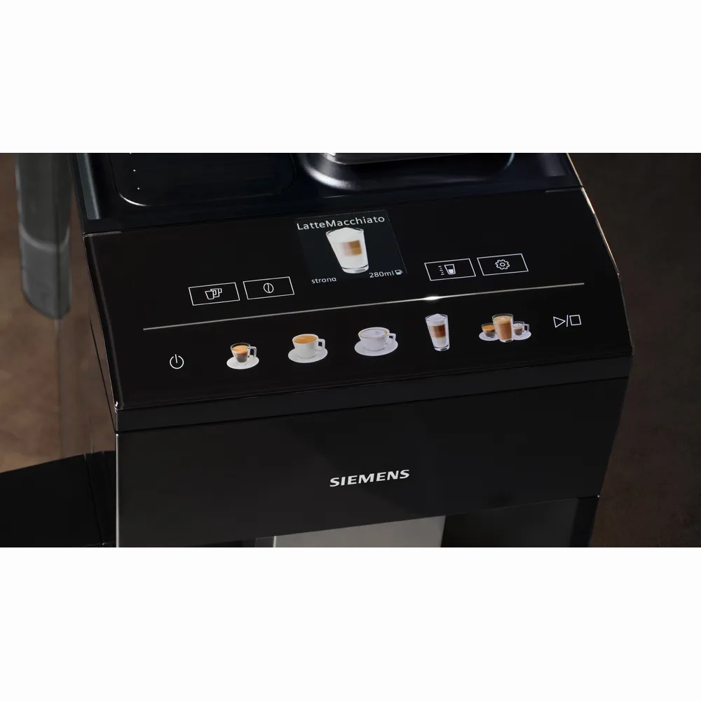 SIEMENS TQ515GB9 EQ500 Bean to Cup Fully Automatic Coffee Machine - Piano Black