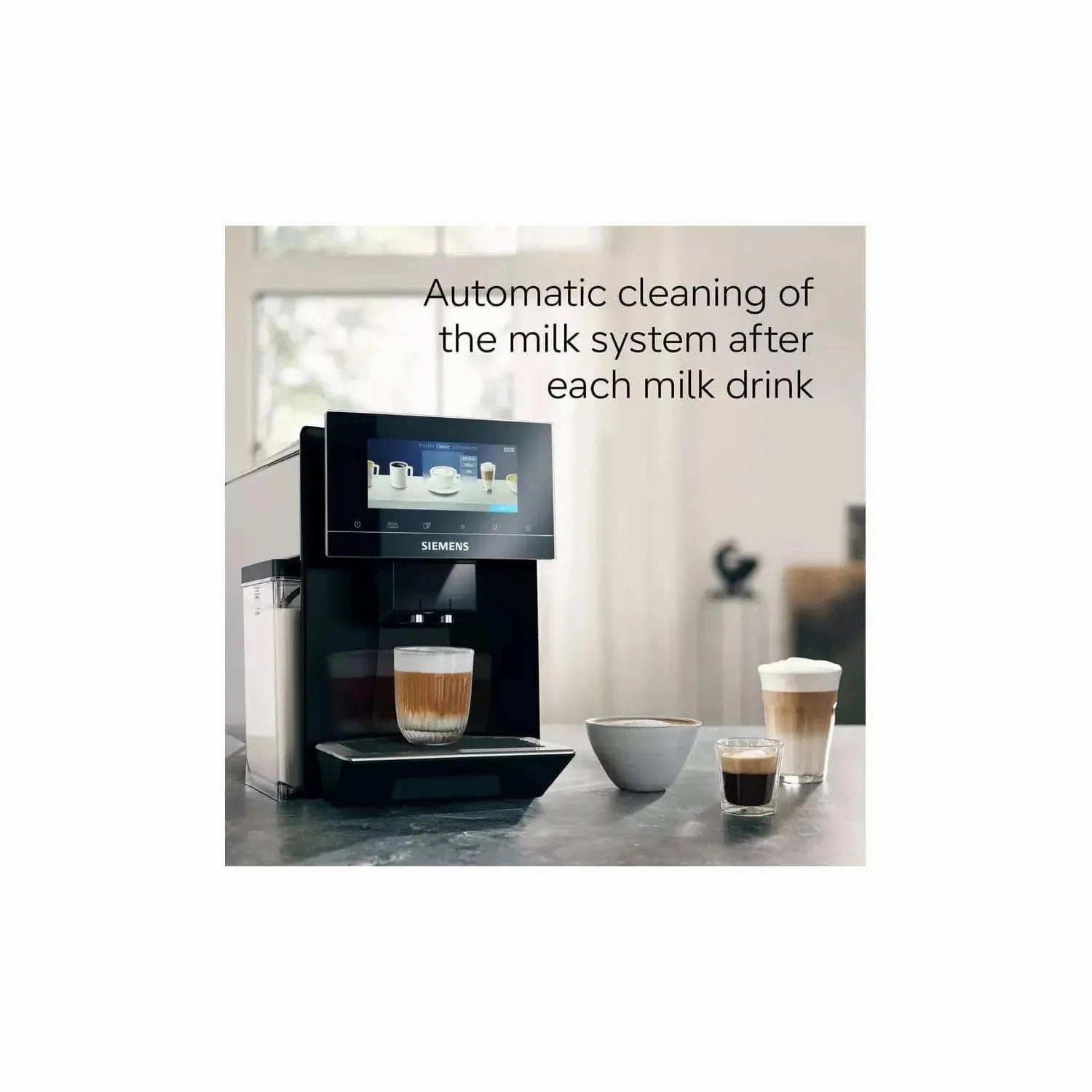 Siemens TQ903GB9 EQ900 Bean-to-Cup Coffee Machine  Black