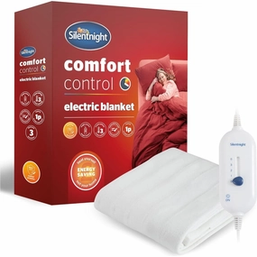 Silentnight Comfort Control Electric Blanket - Heated Underblanket with 3 Heat Settings, Fast Heat Up, Overheat Protection and Easy Fit Straps - Machine Washable xbox console, buy xbox series x, xbox accessories online