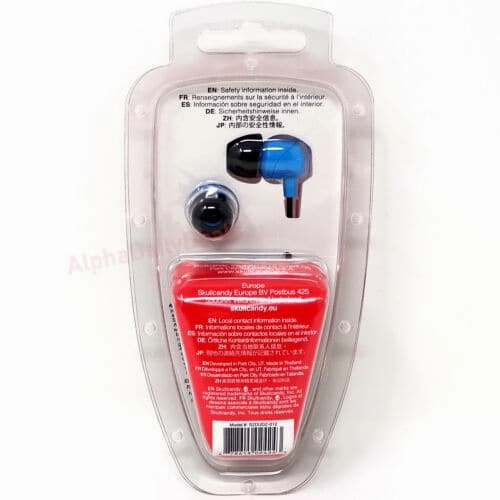 Skullcandy blue JIB in ear headphones