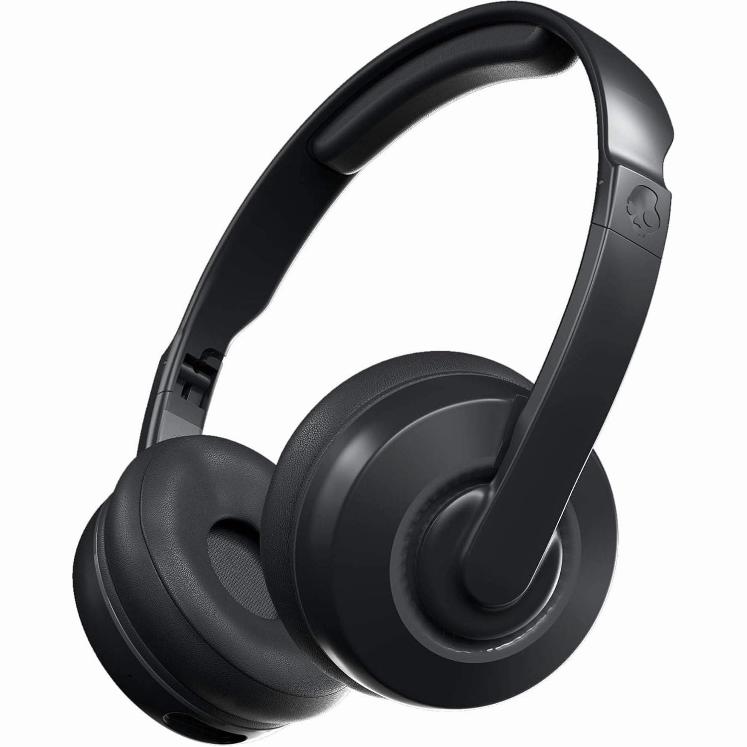 Skullcandy Cassette On-Ear Wireless Headphones, 22 Hr Battery, Microphone, Works with iPhone Android and Bluetooth Devices - Black earbuds and headphones, true wireless earbuds, noise cancelling earbuds