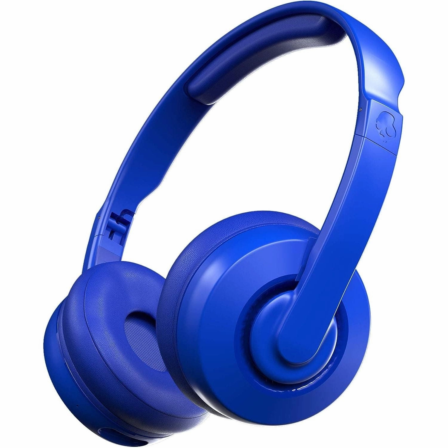 Skullcandy Cassette On-Ear Wireless Headphones, 22 Hr Battery, Microphone, Works with iPhone Android and Bluetooth Devices - Blue bluetooth headphones, cheap wireless headphones, headphones with mic