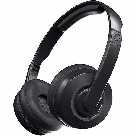 Skullcandy Cassette On-Ear Wireless Headphones  22H Battery, Mic, Bluetooth Compatible - Black earbuds and headphones, true wireless earbuds, noise cancelling earbuds