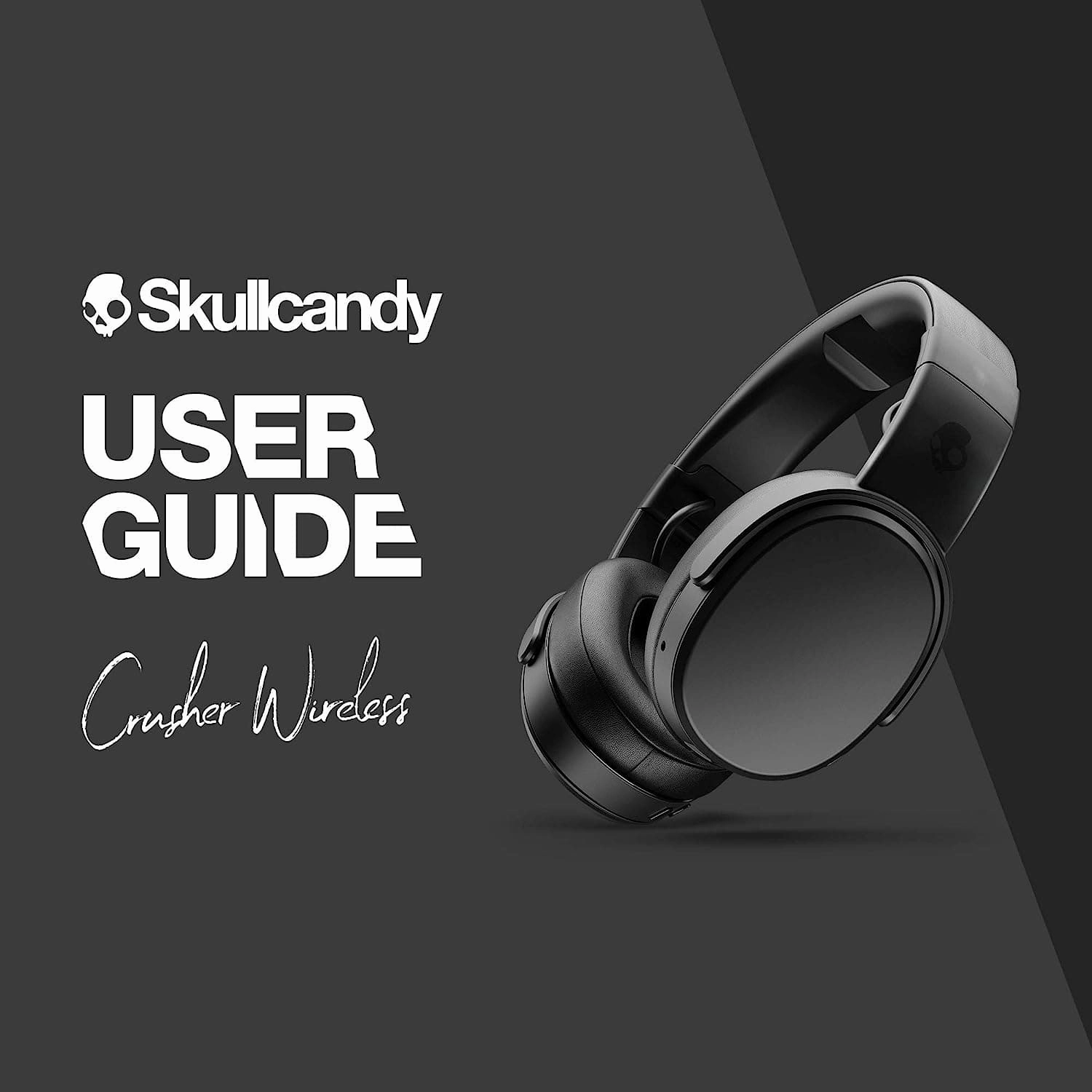 Skullcandy Crusher Over-Ear Wireless Headphones with Sensory Bass, 40 Hr Battery, Microphone, Works with iPhone Android and Bluetooth Devices - Moss/Olive